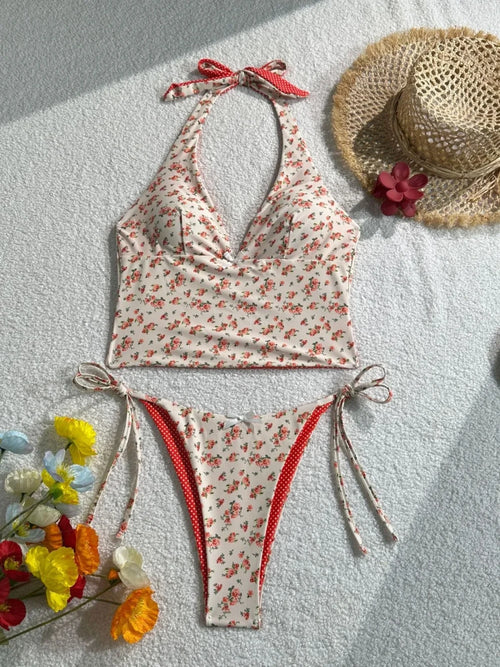 Bikini deux pièces floral