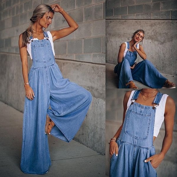 Sanura - Denim-jumpsuit til damer