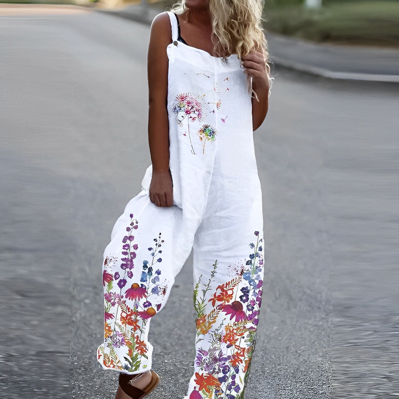 MYRA - Stilfuldt print i overall